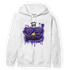 Field Purple 12s Hoodie Match Number 23 graffiti - NastyJamz