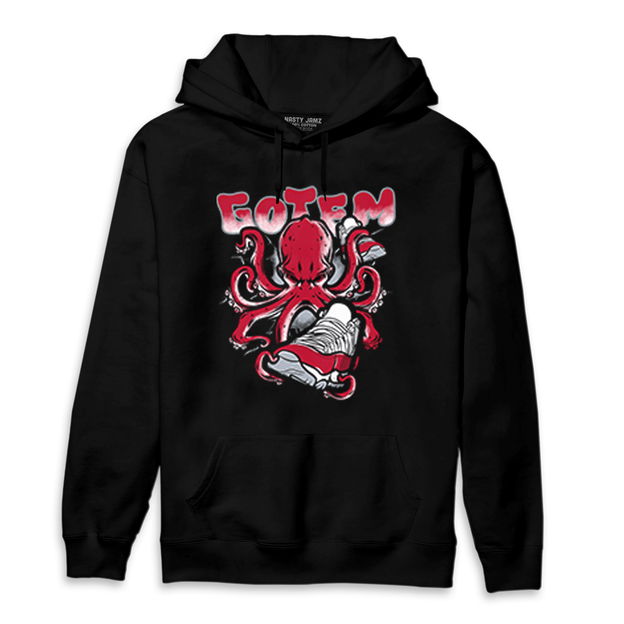 Cherry 11s Hoodie Match Octopus Got Em - NastyJamz