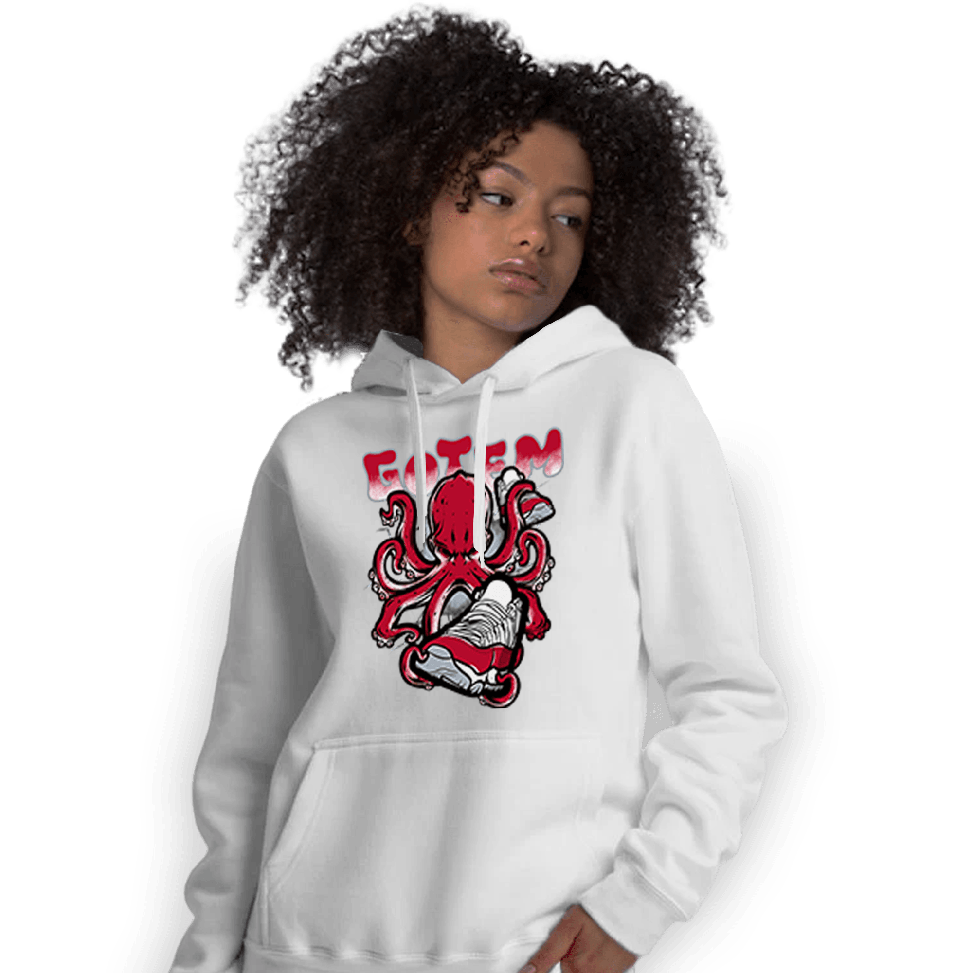 Cherry 11s Hoodie Match Octopus Got Em - NastyJamz