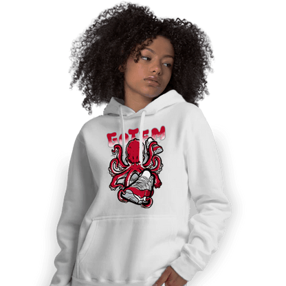 Cherry 11s Hoodie Match Octopus Got Em - NastyJamz