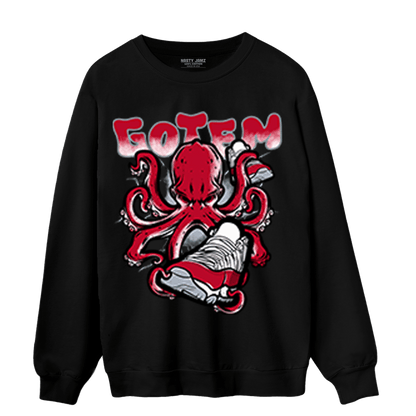 Cherry 11s Sweatshirt Match Octopus Got Em - NastyJamz