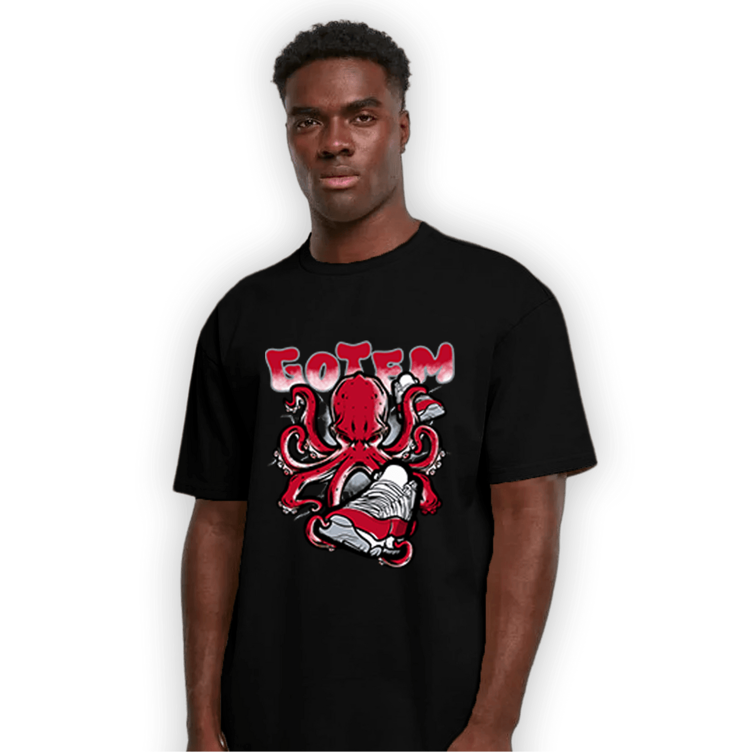 Cherry 11s T Shirt Match Octopus Got Em - NastyJamz