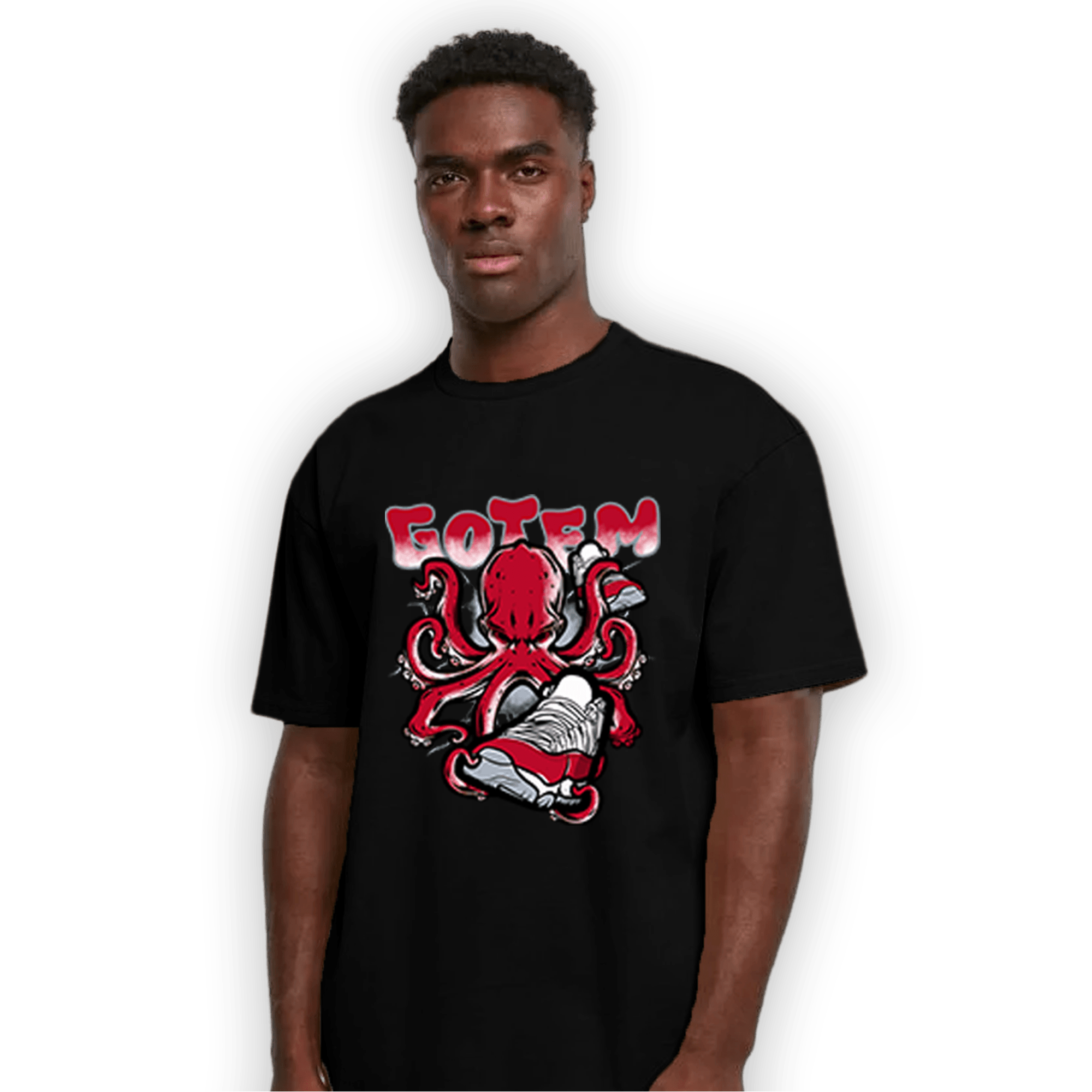 Cherry 11s T Shirt Match Octopus Got Em - NastyJamz