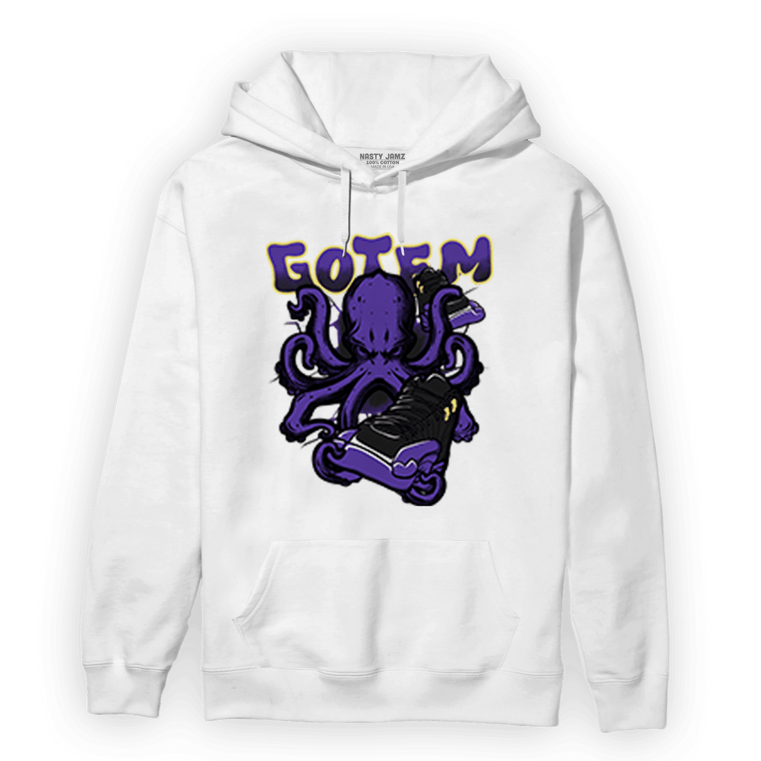 Field Purple 12s Hoodie Match Octopus Got Em - NastyJamz