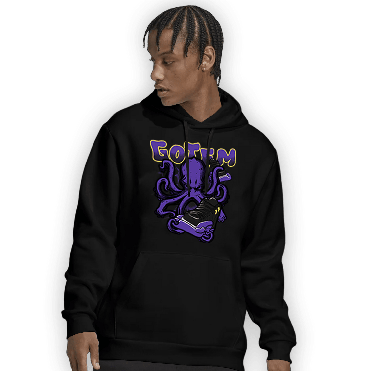 Field Purple 12s Hoodie Match Octopus Got Em - NastyJamz