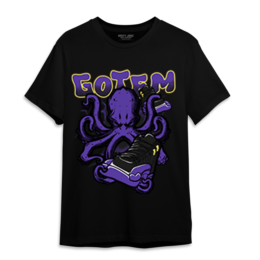 Field Purple 12s T Shirt Match Octopus Got Em - NastyJamz