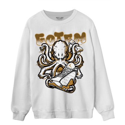 Wheat 13s Sweatshirt Match Octopus Got Em - NastyJamz