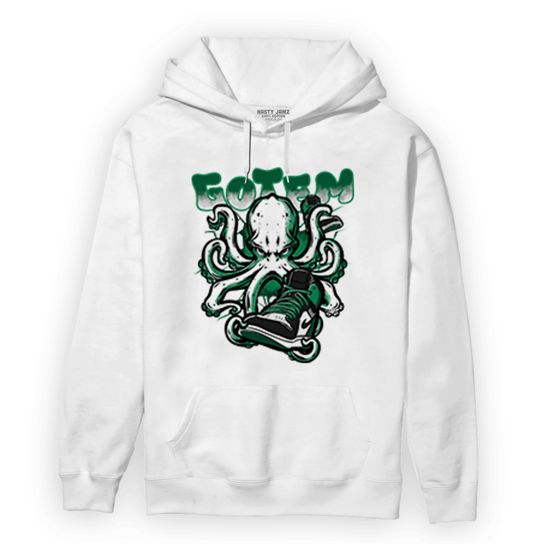 Celtic Lucky Green 1s Hoodie Match Octopus Got Em - NastyJamz
