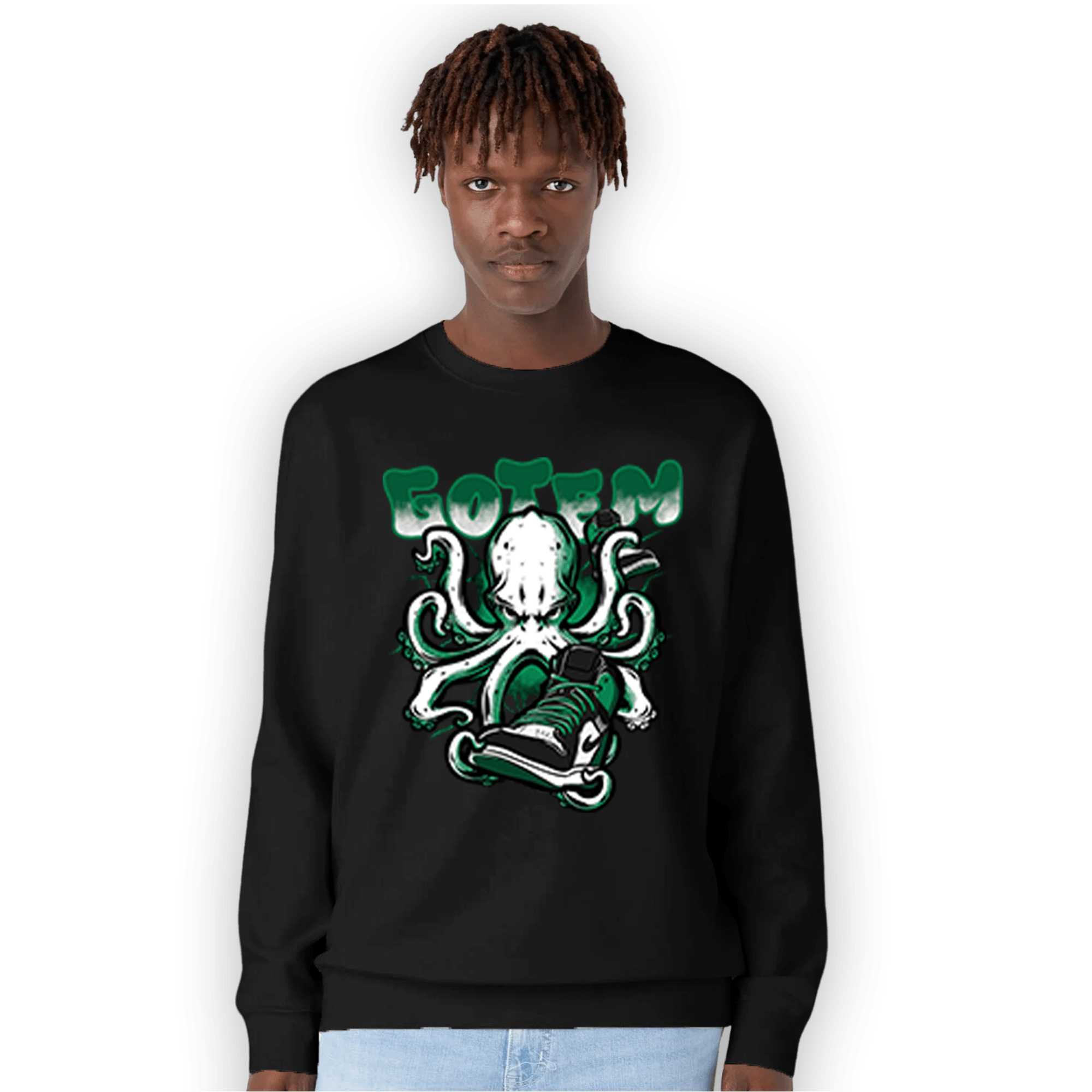 Celtic Lucky Green 1s Sweatshirt Match Octopus Got Em - NastyJamz