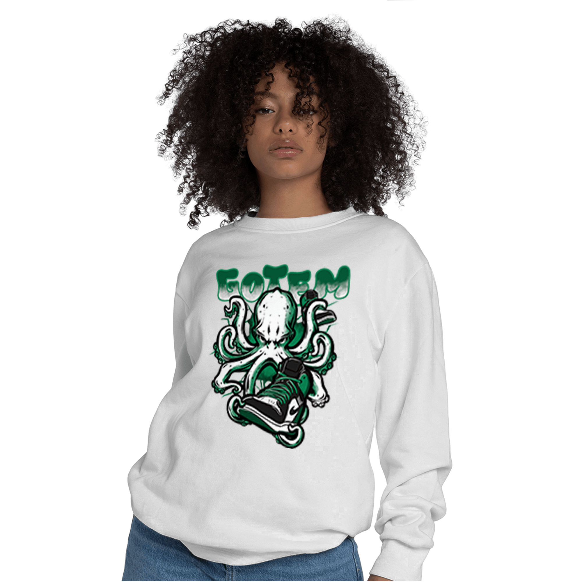 Celtic Lucky Green 1s Sweatshirt Match Octopus Got Em - NastyJamz
