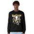 Mid SE Black Gold 1s Sweatshirt Match Octopus Got Em - NastyJamz