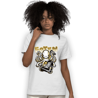 Mid SE Black Gold 1s T Shirt Match Octopus Got Em - NastyJamz