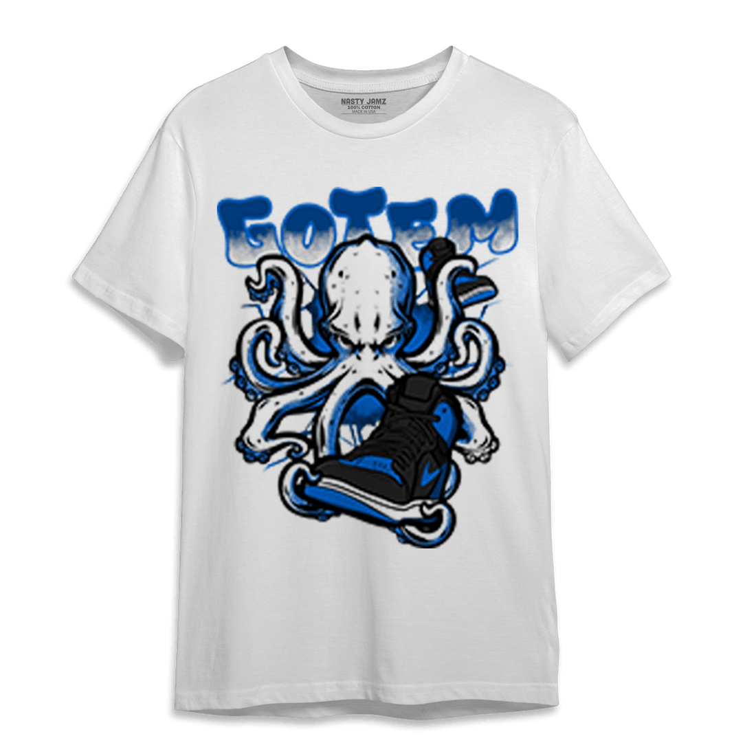 Royal Reimagined 1s T Shirt Match Octopus Got Em - NastyJamz