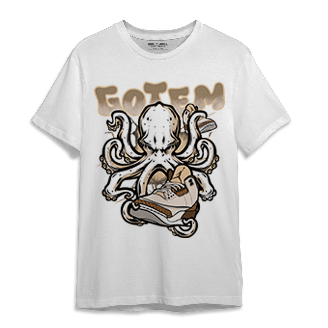 Palomino 3s T Shirt Match Octopus Got Em - NastyJamz
