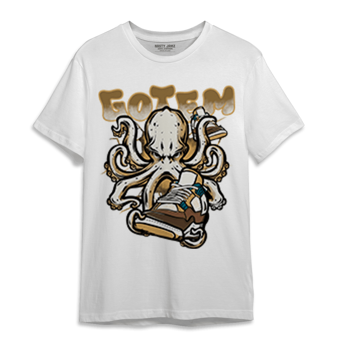 Cacao Wow 4s T Shirt Match Octopus Got Em - NastyJamz