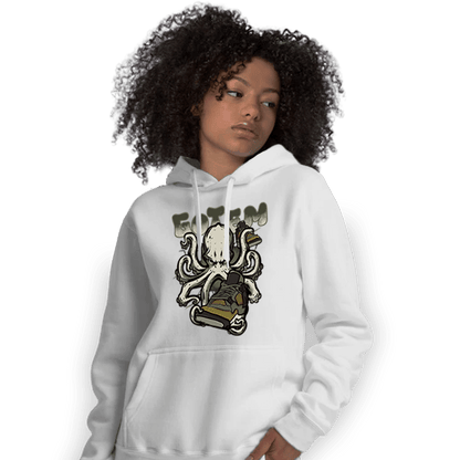 SE Craft Medium Olive 4s Hoodie Match Octopus Got Em - NastyJamz