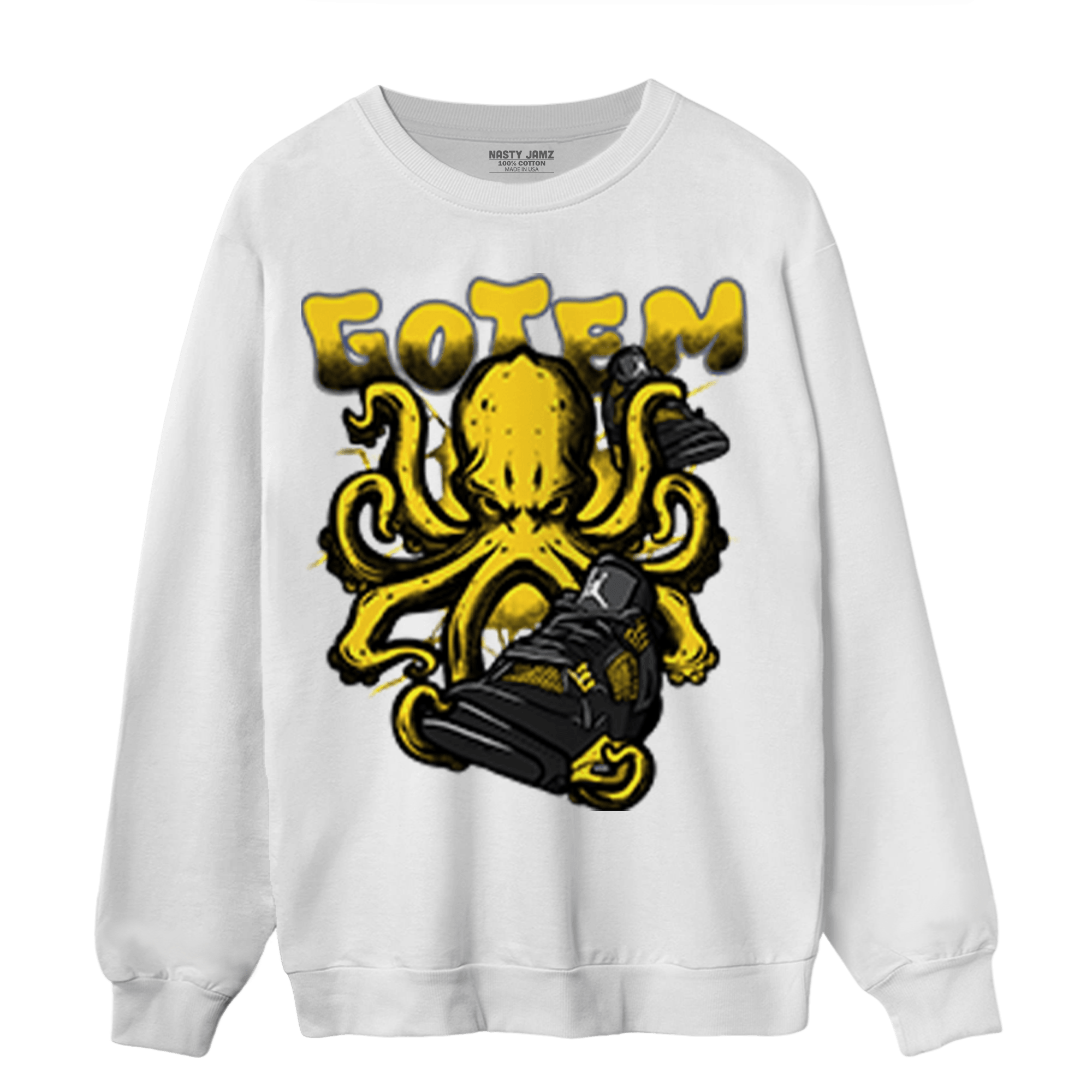 Thunder 4s Sweatshirt Match Octopus Got Em - NastyJamz