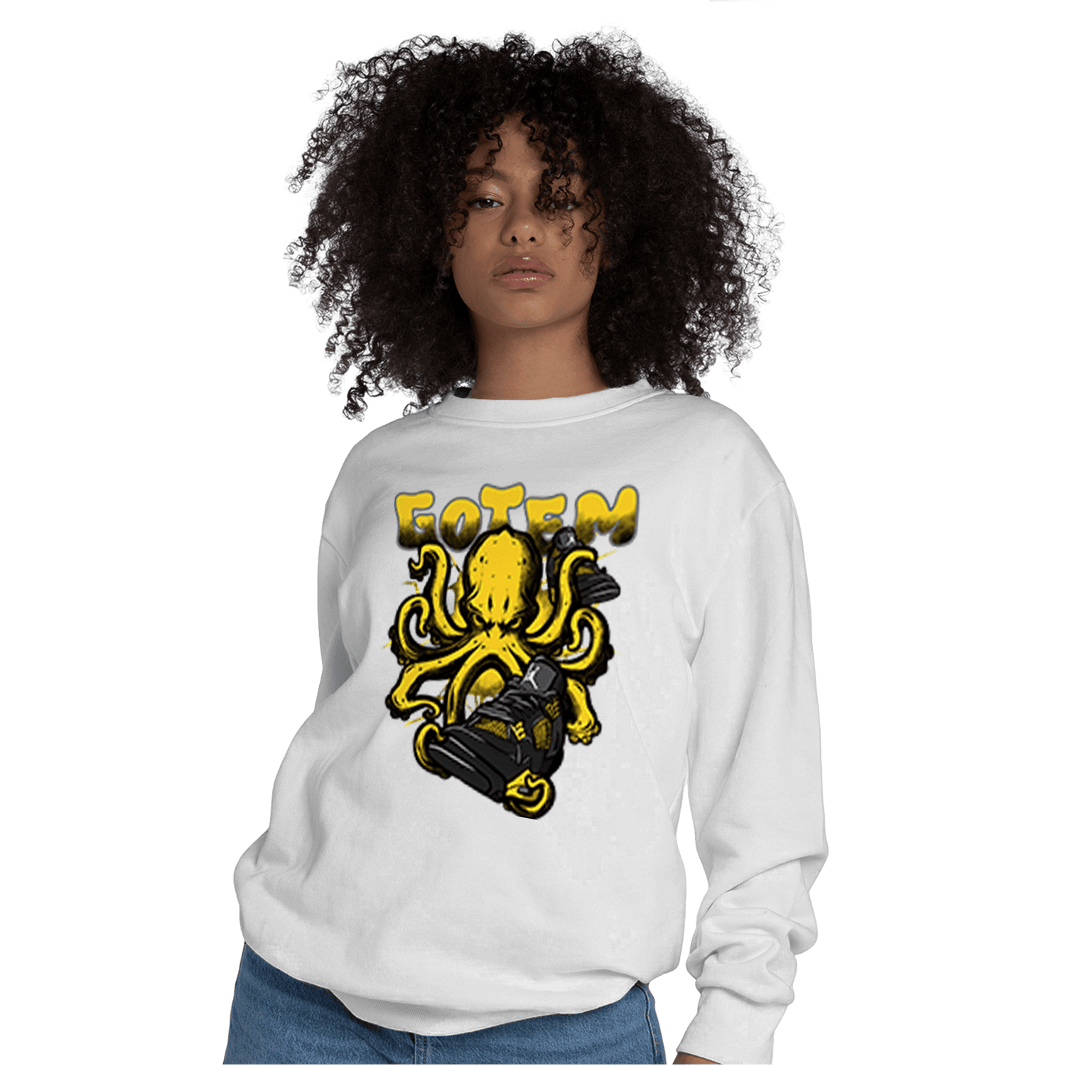 Thunder 4s Sweatshirt Match Octopus Got Em - NastyJamz