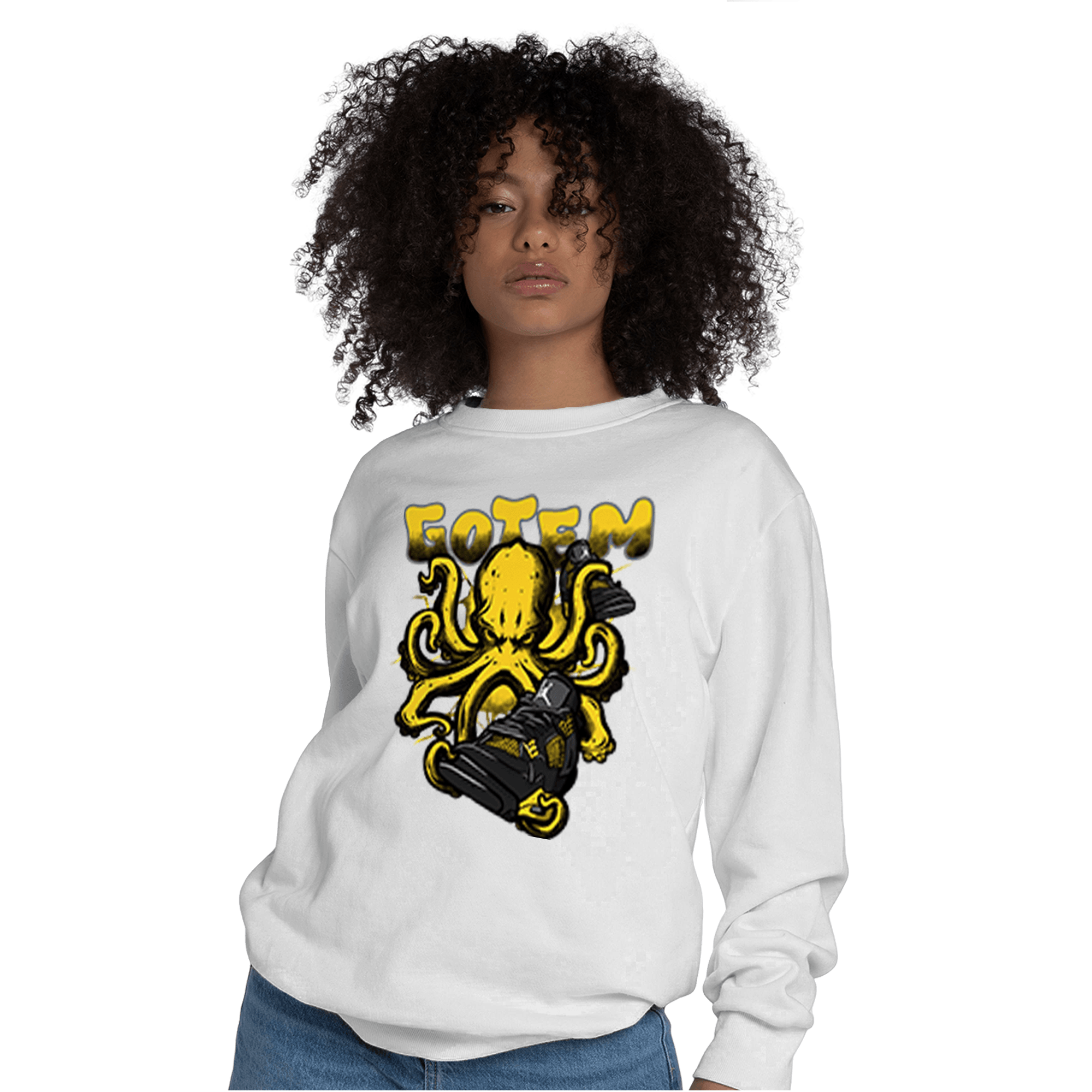 Thunder 4s Sweatshirt Match Octopus Got Em - NastyJamz