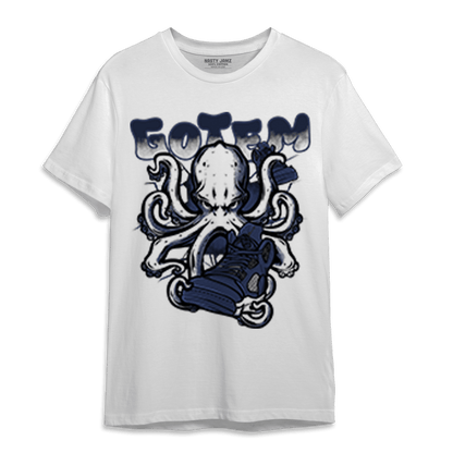 Midnight Navy 5s T Shirt Match Octopus Got Em - NastyJamz