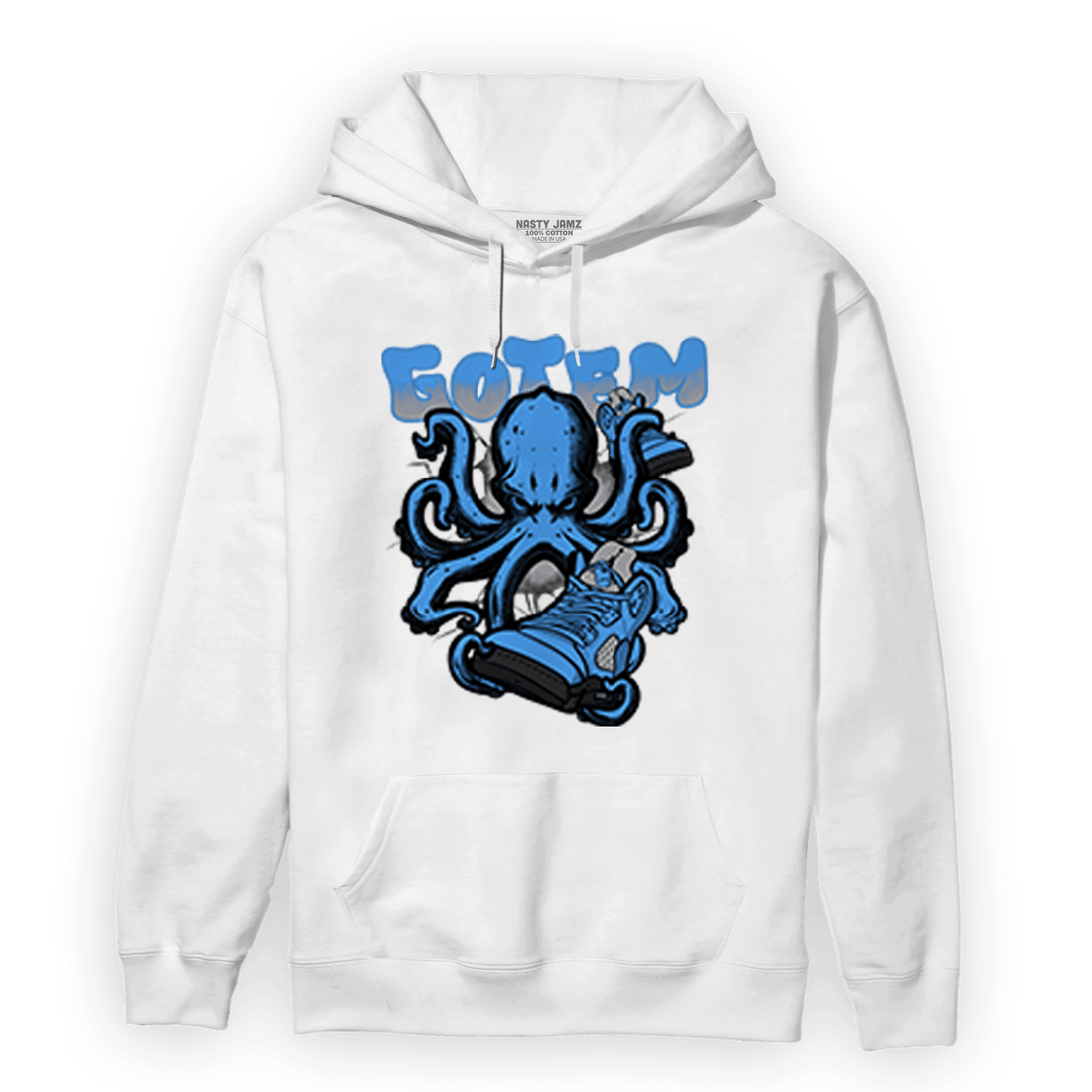 University Blue 5s Hoodie Match Octopus Got Em - NastyJamz