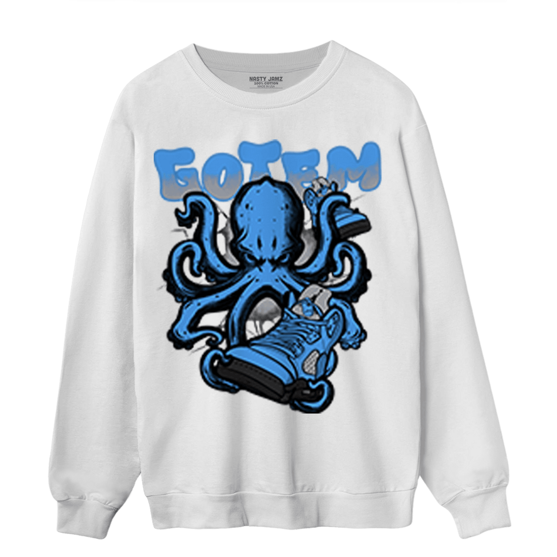 University Blue 5s Sweatshirt Match Octopus Got Em - NastyJamz