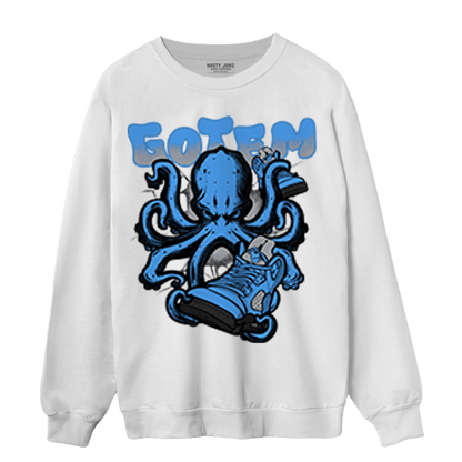 University Blue 5s Sweatshirt Match Octopus Got Em - NastyJamz