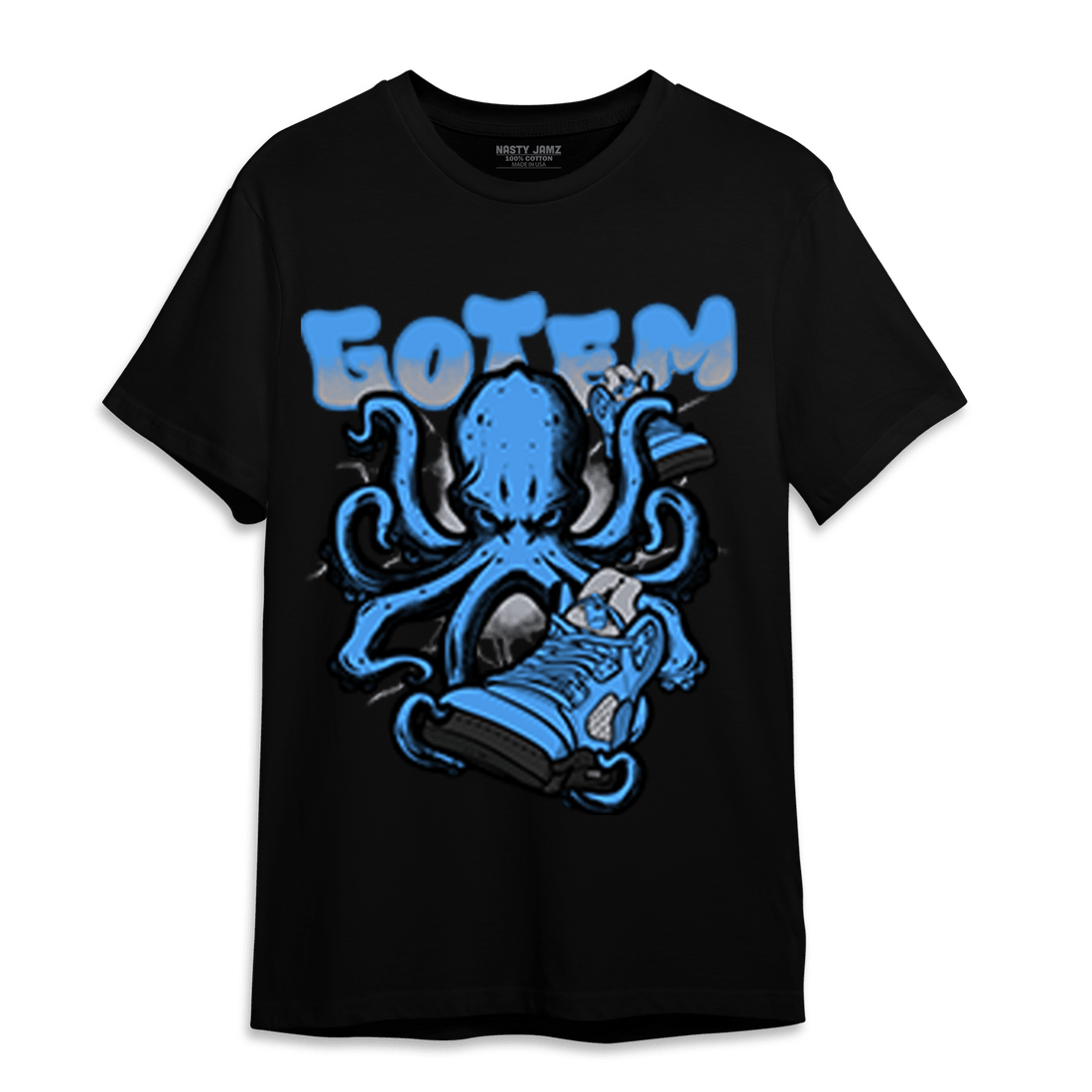 University Blue 5s T Shirt Match Octopus Got Em - NastyJamz