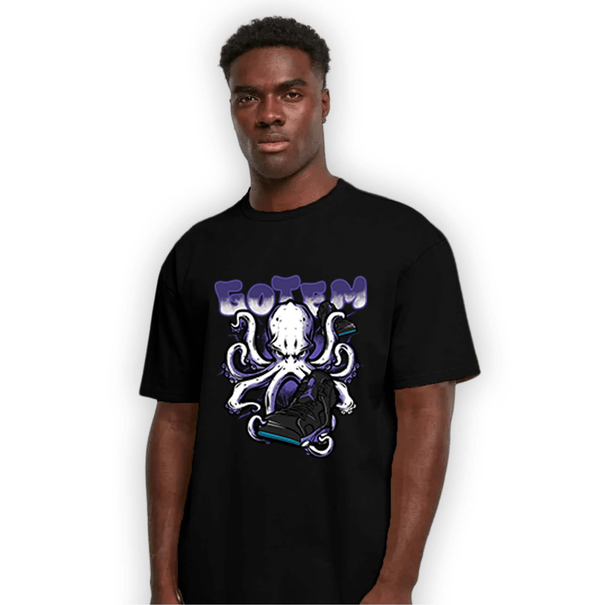 Aqua 6s T Shirt Match Octopus Got Em - NastyJamz