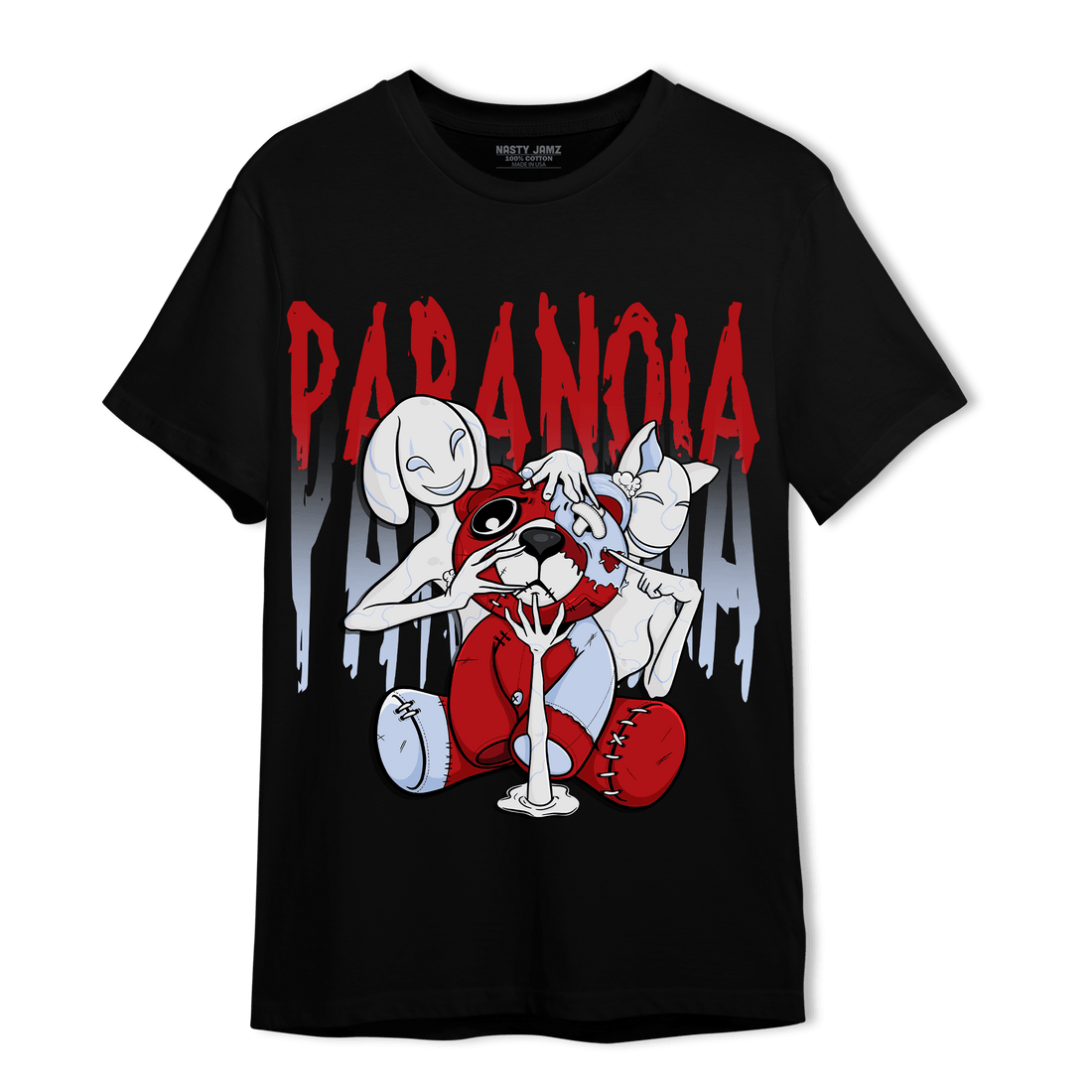 Cherry 11s T Shirt Match Paranoia BER - NastyJamz