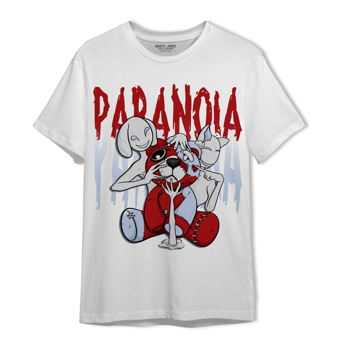 Cherry 11s T Shirt Match Paranoia BER - NastyJamz