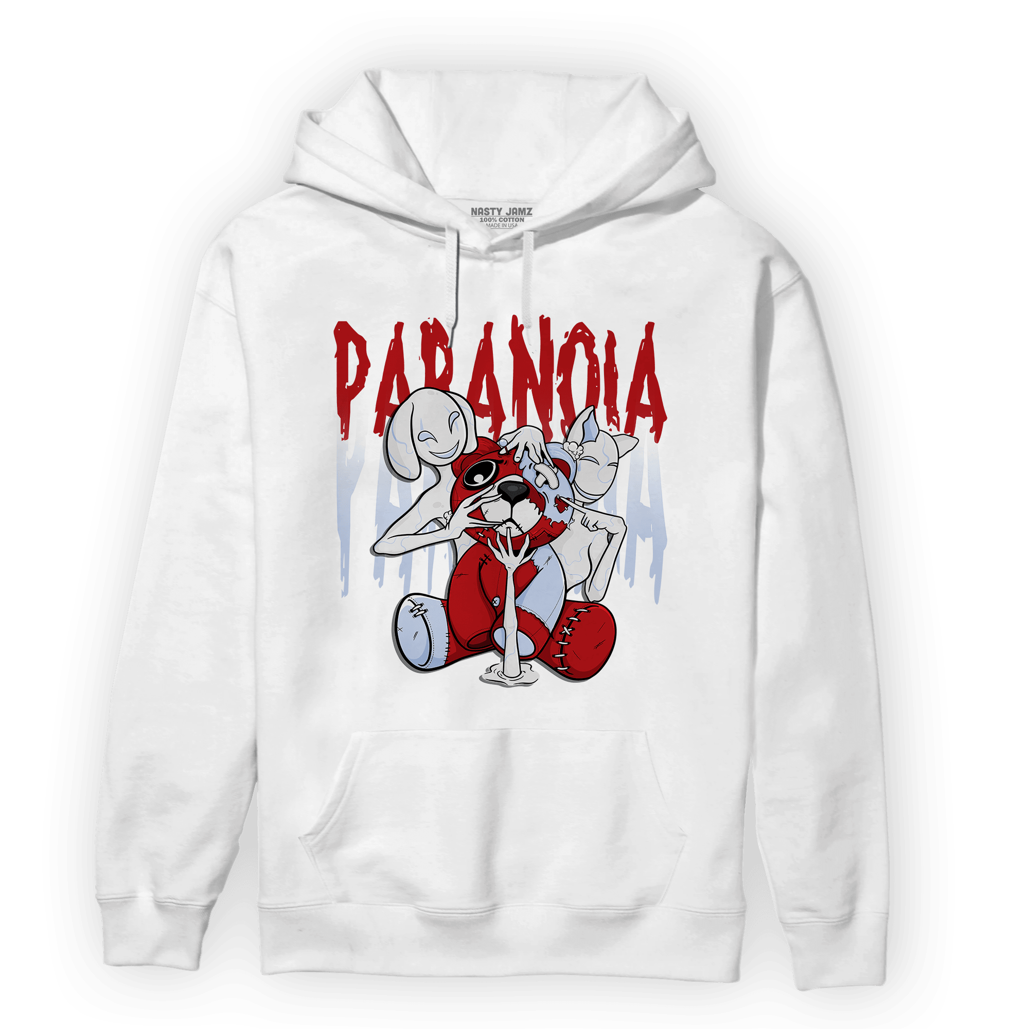 Cherry 11s Hoodie Match Paranoia BER - NastyJamz