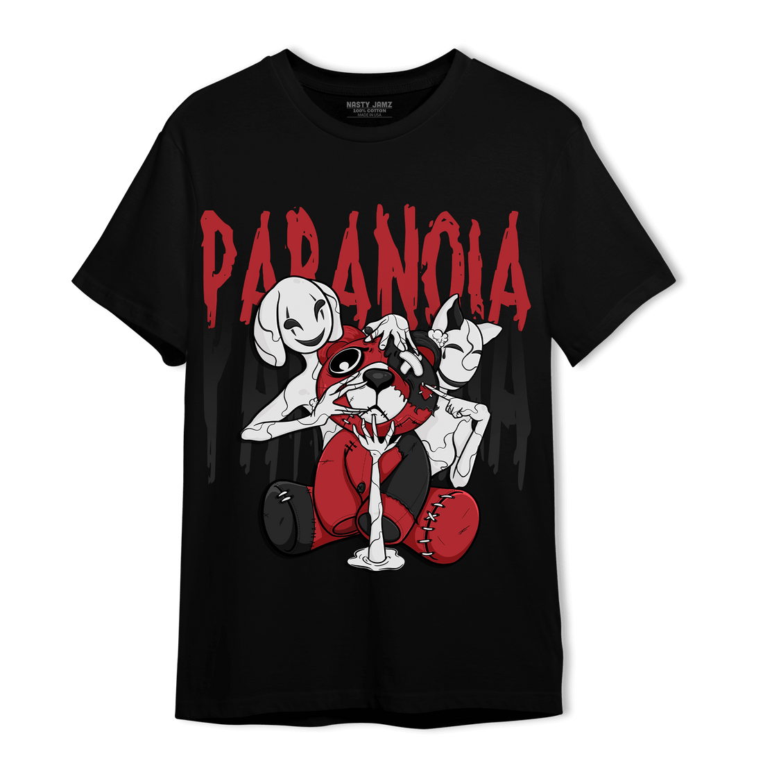 Cherry 12s T Shirt Match Paranoia BER - NastyJamz