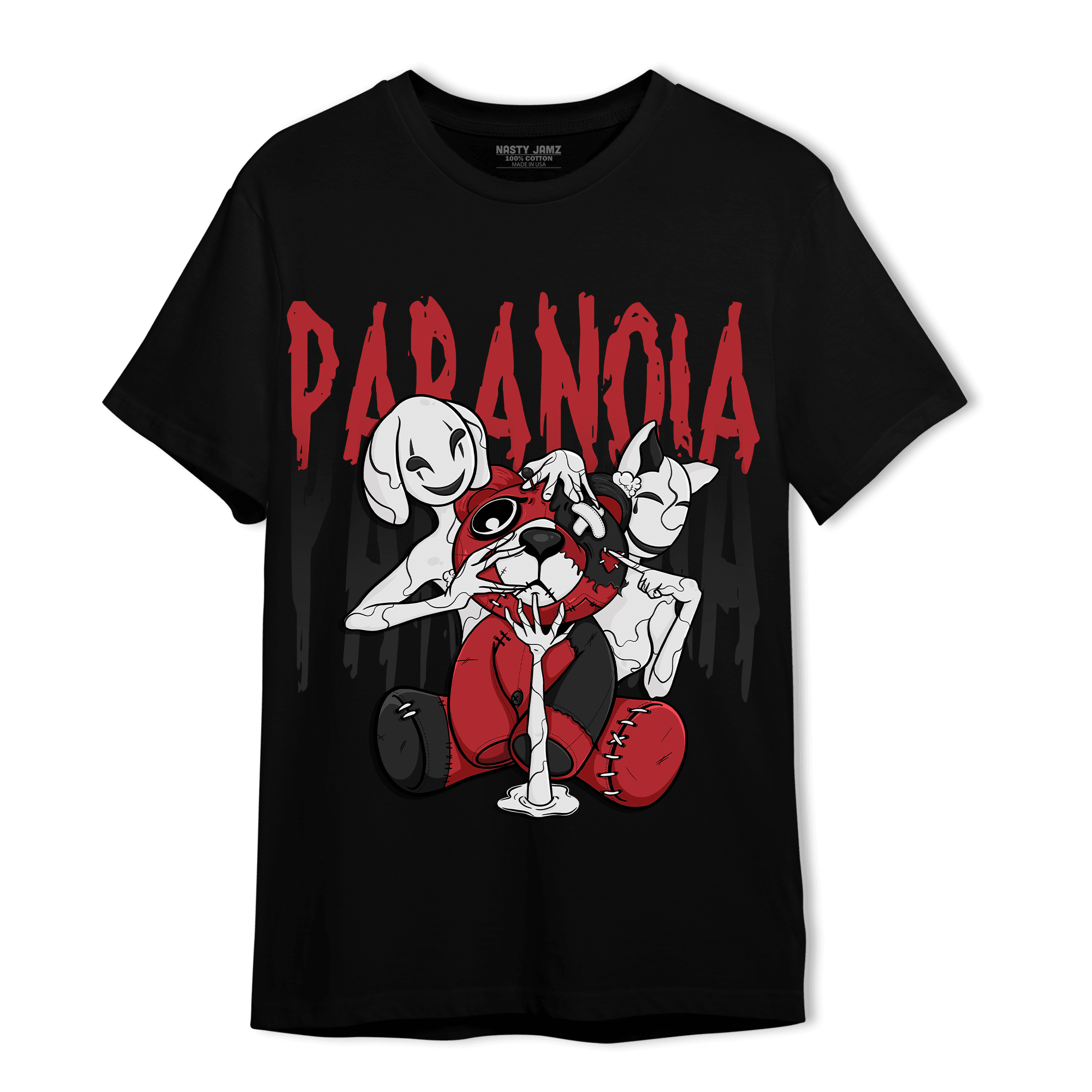 Cherry 12s T Shirt Match Paranoia BER - NastyJamz