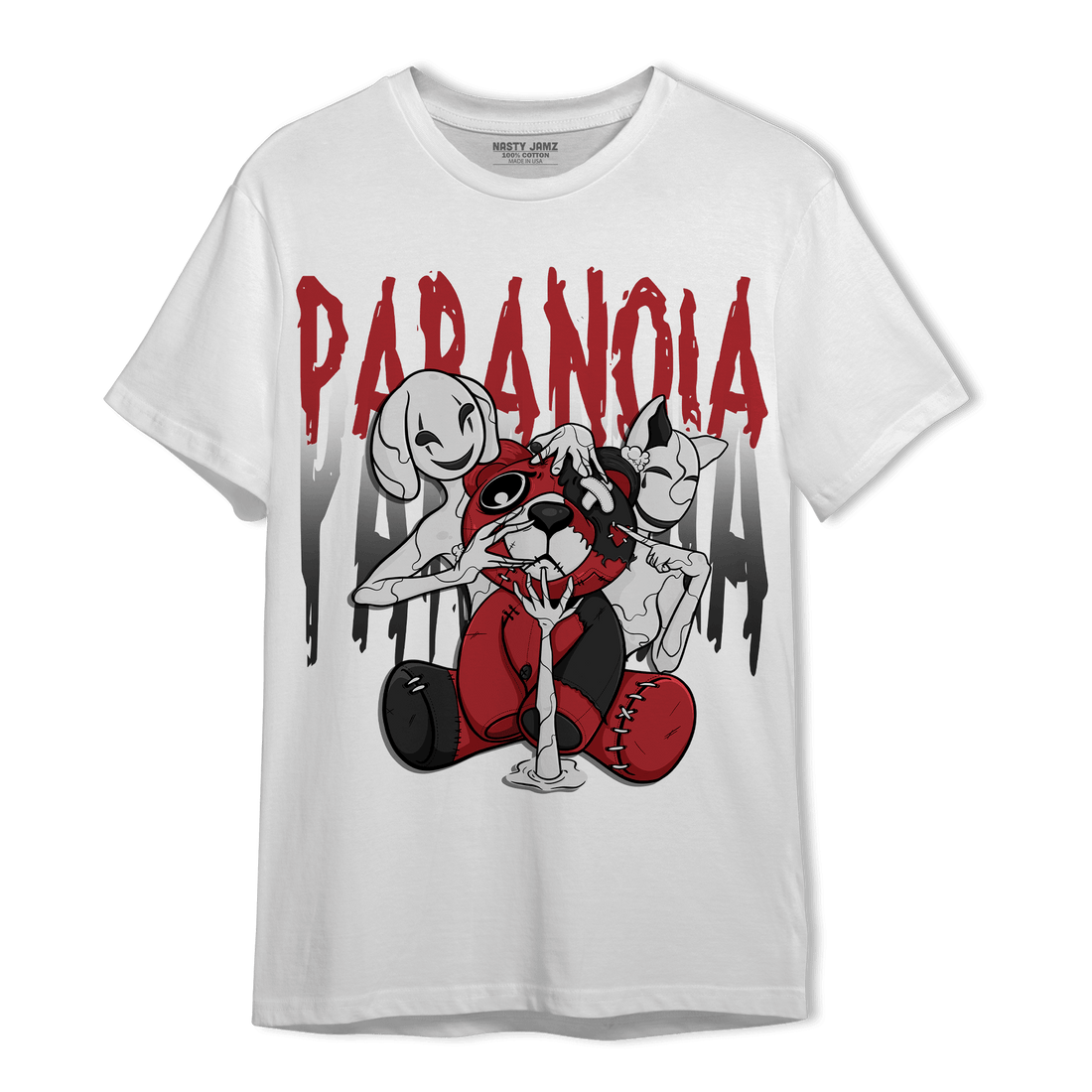 Cherry 12s T Shirt Match Paranoia BER - NastyJamz