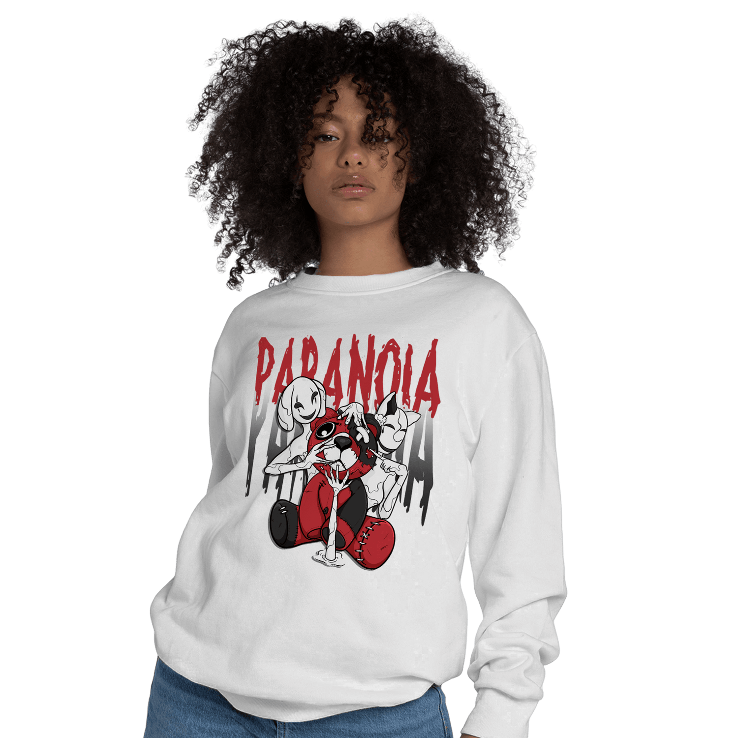 Cherry 12s Sweatshirt Match Paranoia BER - NastyJamz