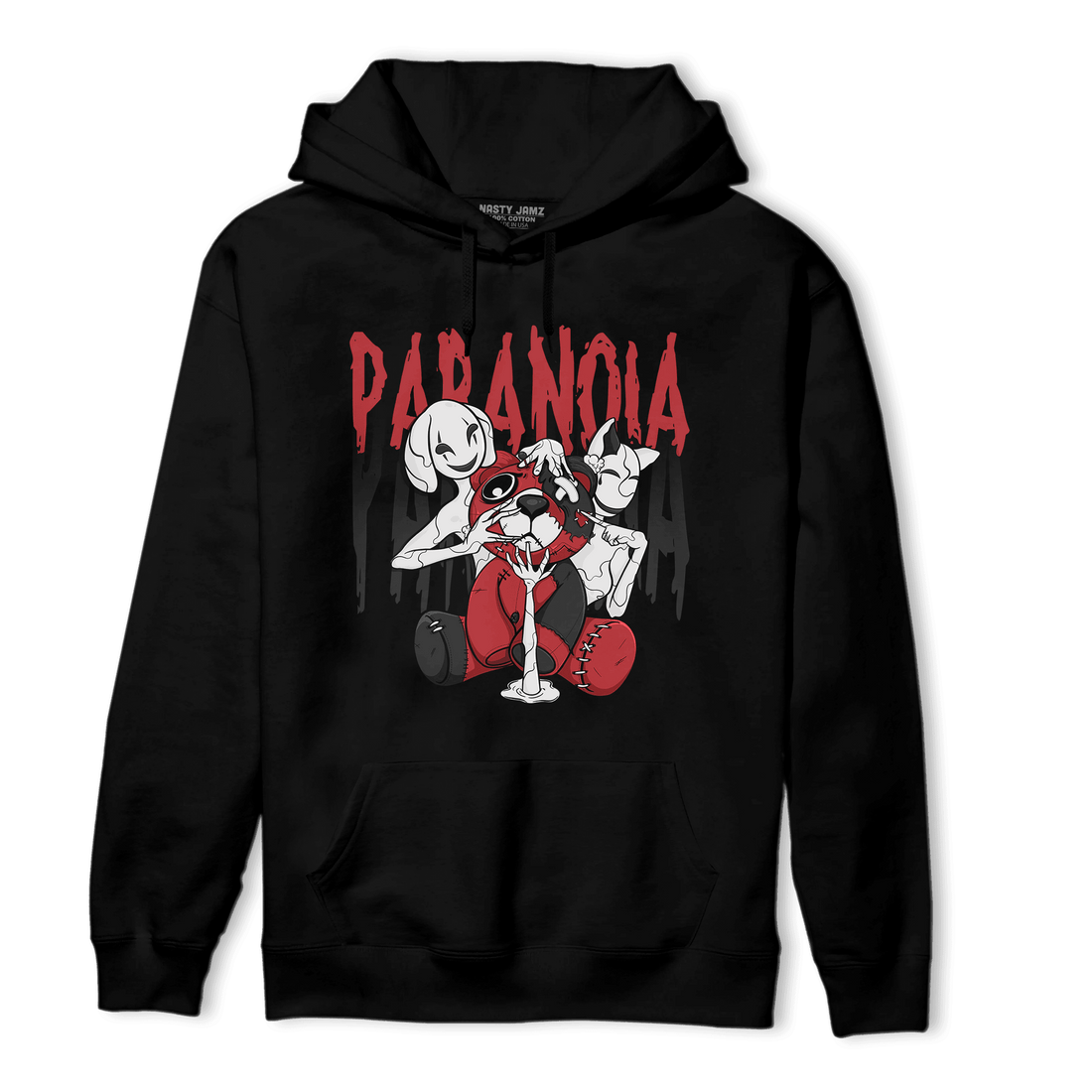 Cherry 12s Hoodie Match Paranoia BER - NastyJamz