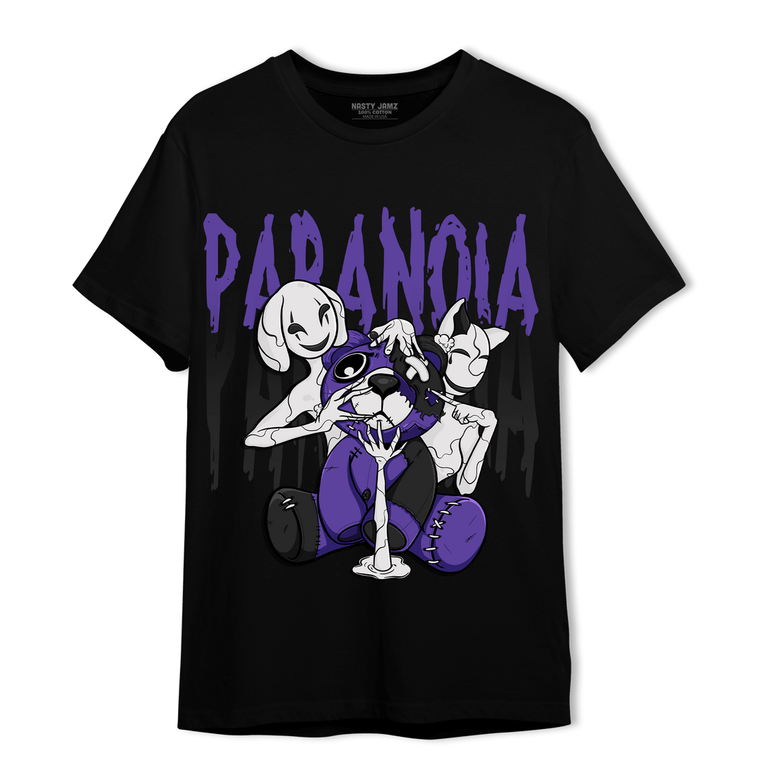 Field Purple 12s T Shirt Match Paranoia BER - NastyJamz