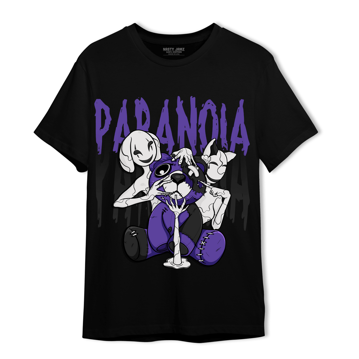 Field Purple 12s T Shirt Match Paranoia BER - NastyJamz
