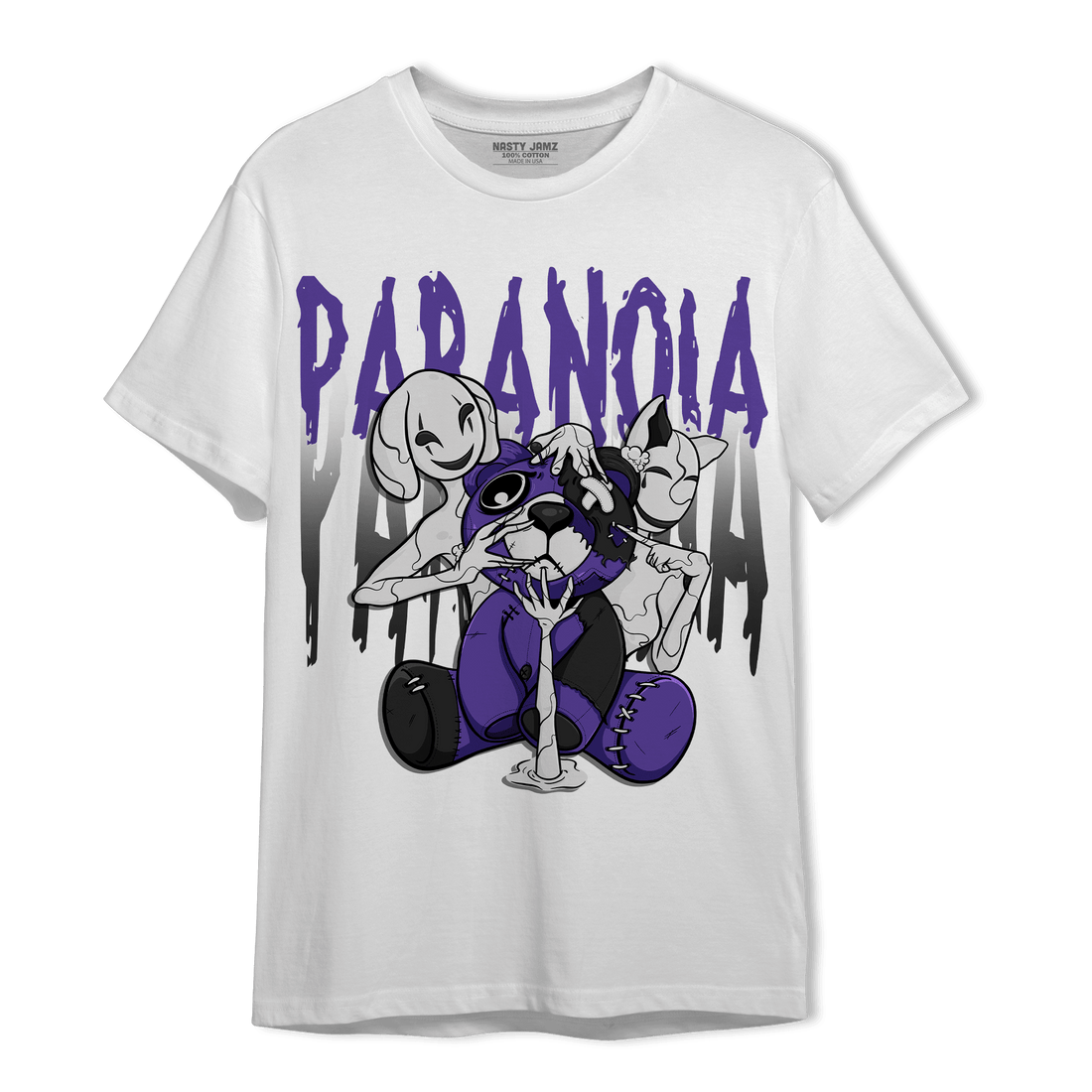 Field Purple 12s T Shirt Match Paranoia BER - NastyJamz