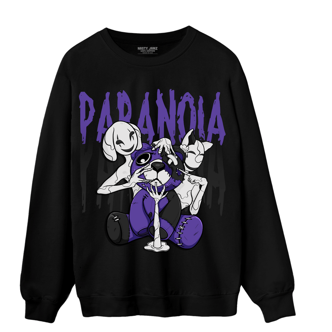 Field Purple 12s Sweatshirt Match Paranoia BER - NastyJamz