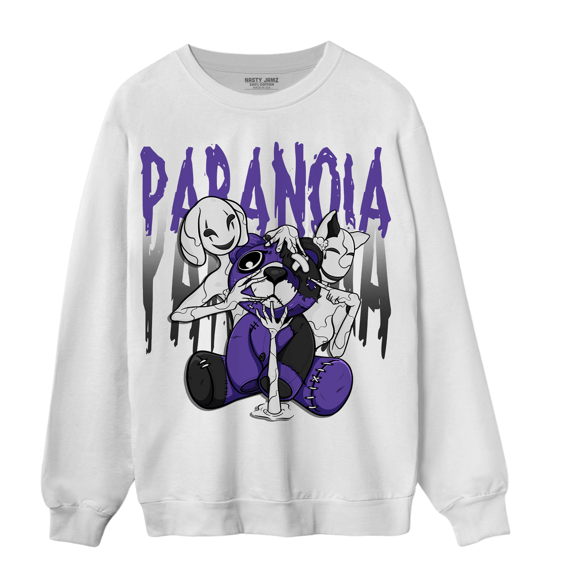 Field Purple 12s Sweatshirt Match Paranoia BER - NastyJamz