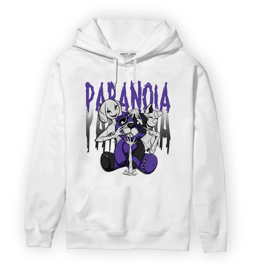 Field Purple 12s Hoodie Match Paranoia BER - NastyJamz