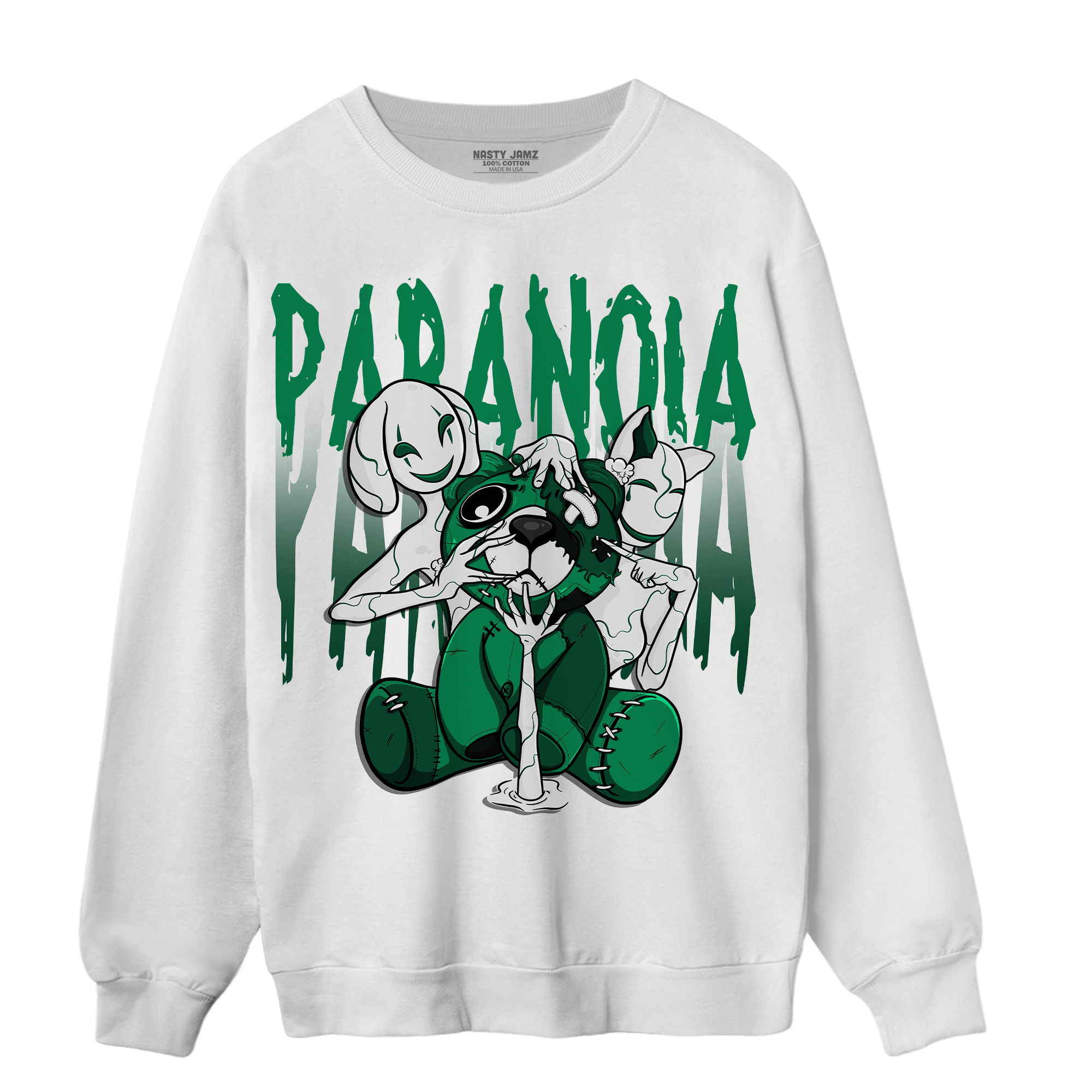 Celtic Lucky Green 1s Sweatshirt Match Paranoia BER - NastyJamz