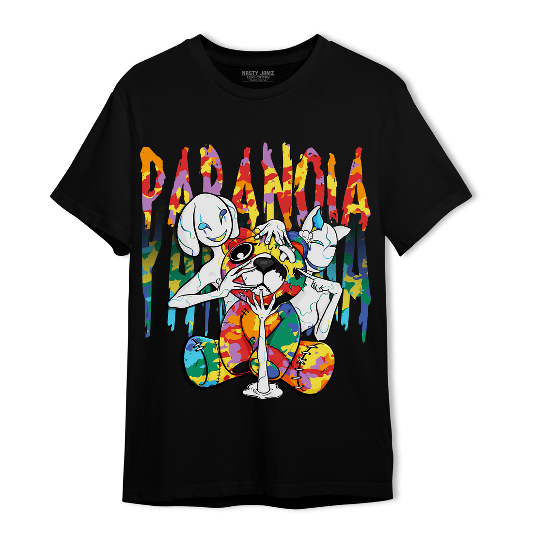 Mid GS Six Championships 1s T Shirt Match Paranoia BER - NastyJamz