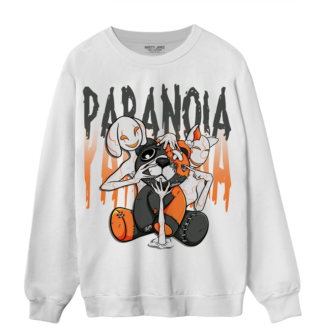 Fear Pack 3s Sweatshirt Match Paranoia BER - NastyJamz