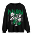 Lucky Green 3s Sweatshirt Match Paranoia BER - NastyJamz