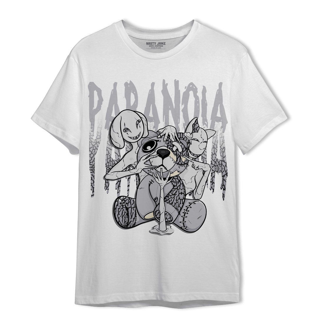 Off Noir 3s T Shirt Match Paranoia BER - NastyJamz