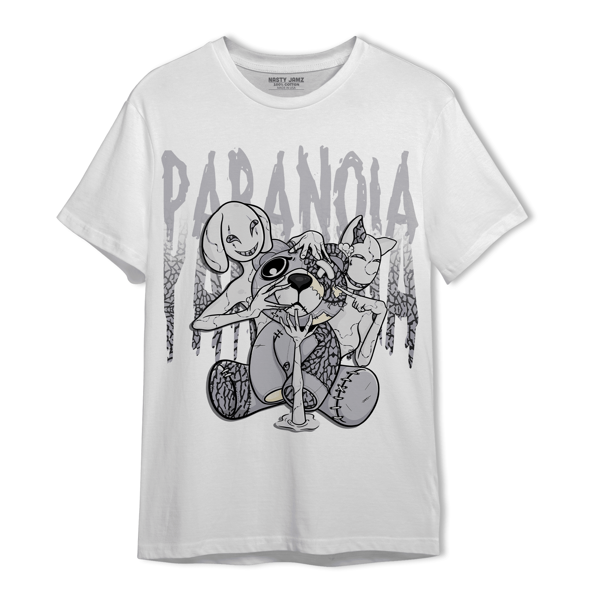 Off Noir 3s T Shirt Match Paranoia BER - NastyJamz