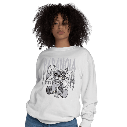 Off Noir 3s Sweatshirt Match Paranoia BER - NastyJamz